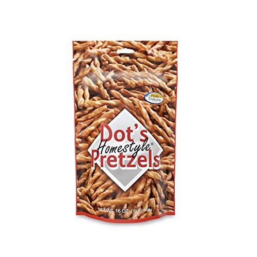 Dots Homestyle Pretzels 1 Lb. Bag 2 Bags 16 Oz. Seasoned Pret