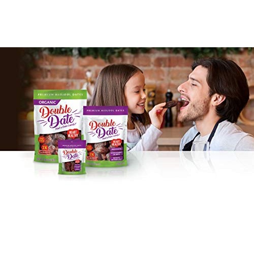 Double Date Organic Dates Medjool, 2Lb Pouch Bag Dates Organic,