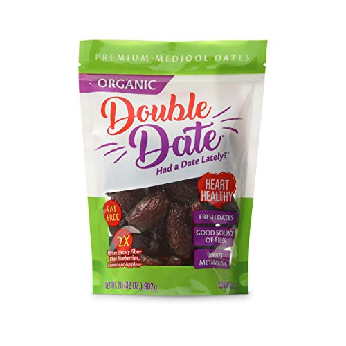 Double Date Organic Dates Medjool, 2Lb Pouch Bag Dates Organic,