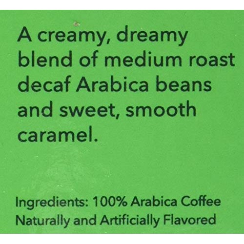 Caramel Swirl Medium Roast Decaf Flavored Coffee Pods For Keurig