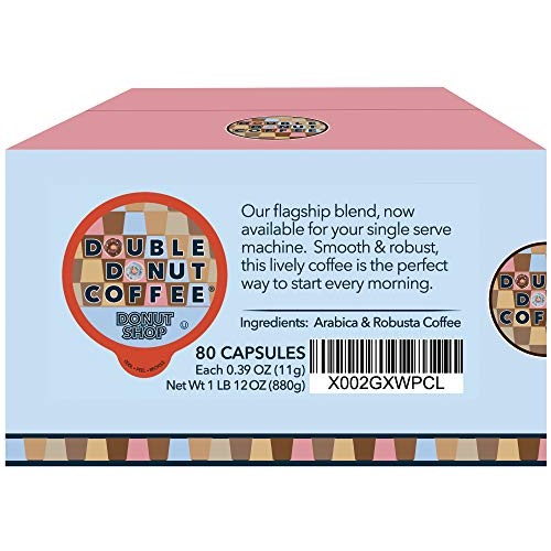 Donut Shop Coffee Pods Medium Roast Coffee, Single-Serve Pods Fo
