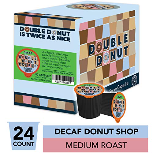 Donut Shop Decaf Coffee Pods Medium Roast Coffee, Decaffeinated