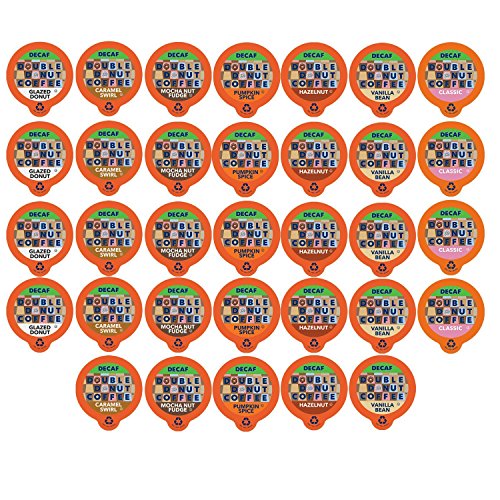 Double Donut Coffee Decaf Flavored Coffee Single Serve Cups For