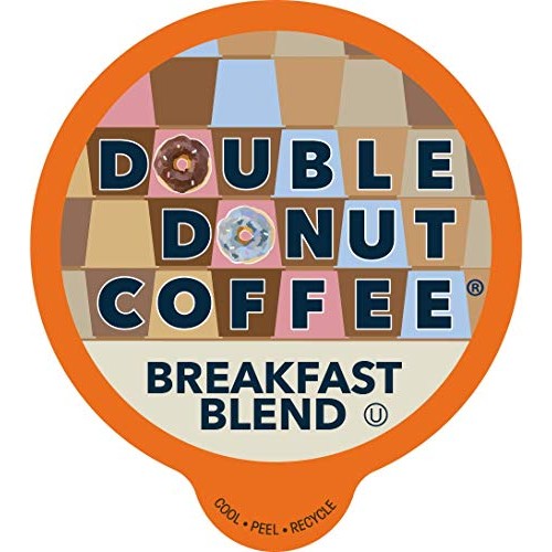 Double Donut Breakfast Blend Fresh Medium Roast Coffee Singleser