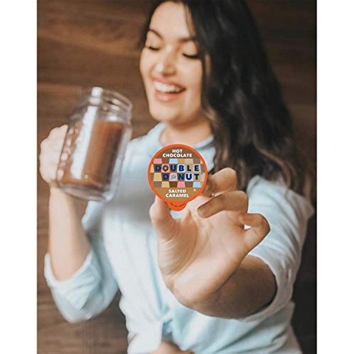Double Donut Flavored Hot Chocolate Pods, Salted Caramel Hot Cho
