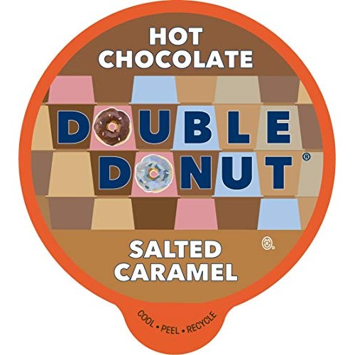 Double Donut Flavored Hot Chocolate Pods, Salted Caramel Hot Cho