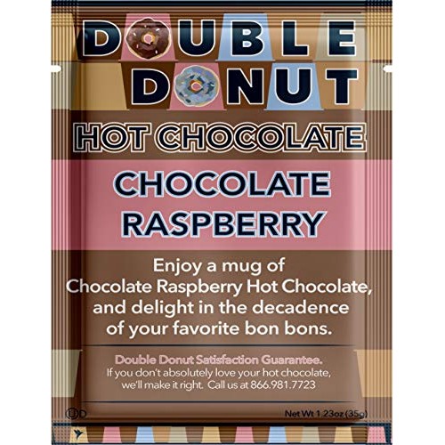 Double Donut Flavored Hot Chocolate, Raspberry Hot Chocolate, Ho