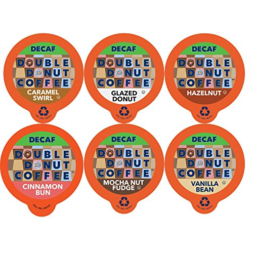 Decaf Flavored Coffee Variety Pack - 6 Traditional Flavors Cara
