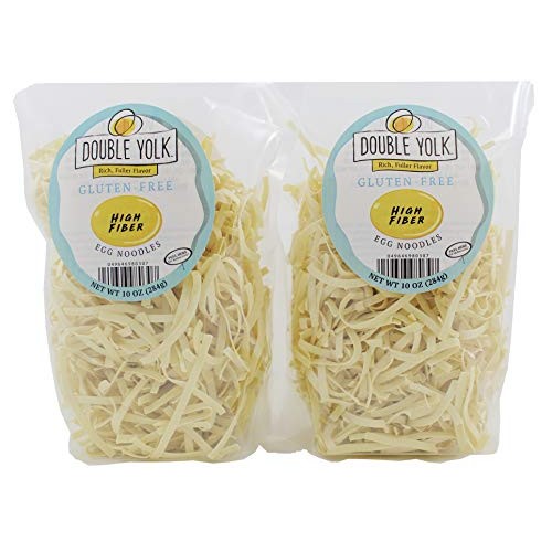 Double Yolk Gluten Free High Fiber Egg Noodles, 10 Ounce Bag Pa
