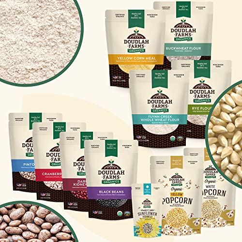 Organic Yellow Cornmeal 5lb by Doudlah Farms - Farmed From Regen...