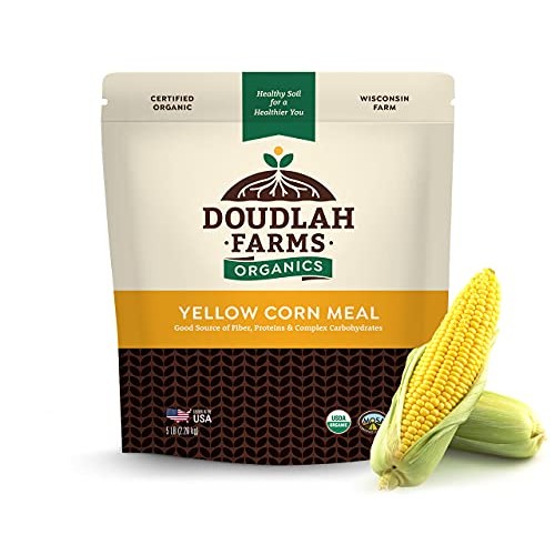 Organic Yellow Cornmeal 5lb by Doudlah Farms - Farmed From Regen...