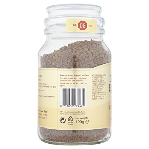 Douwe Egberts Pure Gold Instant Coffee 190 G Pack Of 2
