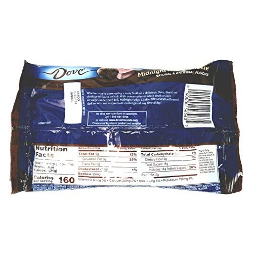 Dove Chocolate Valentines Day Truth Or Dare Midnight Fudge Cooki