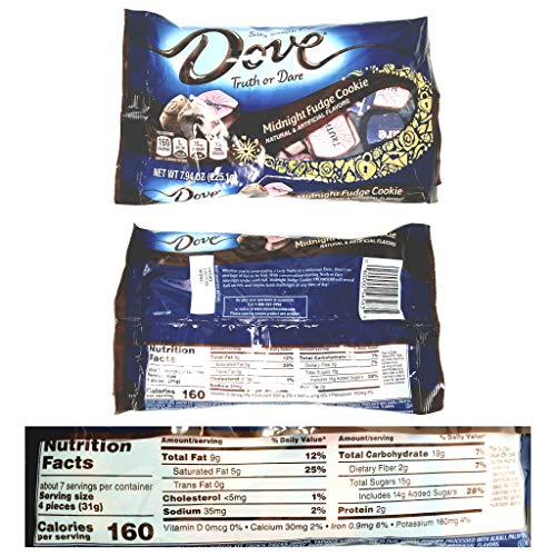 Dove Chocolate Valentines Day Truth Or Dare Midnight Fudge Cooki