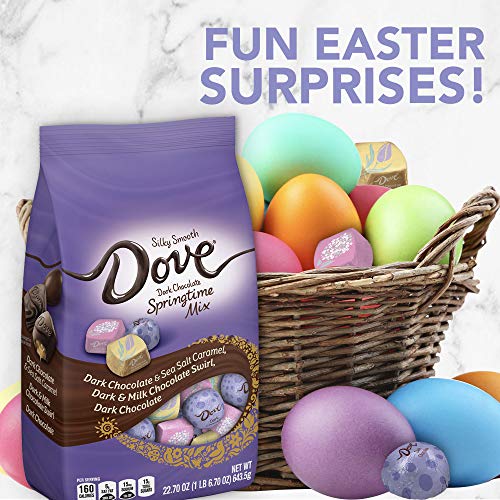 DOVE Easter Variety Pack Dark Chocolate Candy Assortment, 22.7 o...