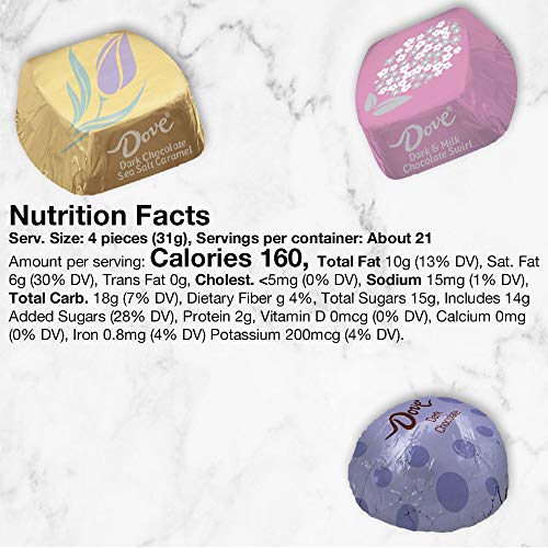 DOVE Easter Variety Pack Dark Chocolate Candy Assortment, 22.7 o...