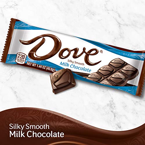 Dove Milk Chocolate Singles Size Candy Bar 1.44-Ounce Bar 18-Cou