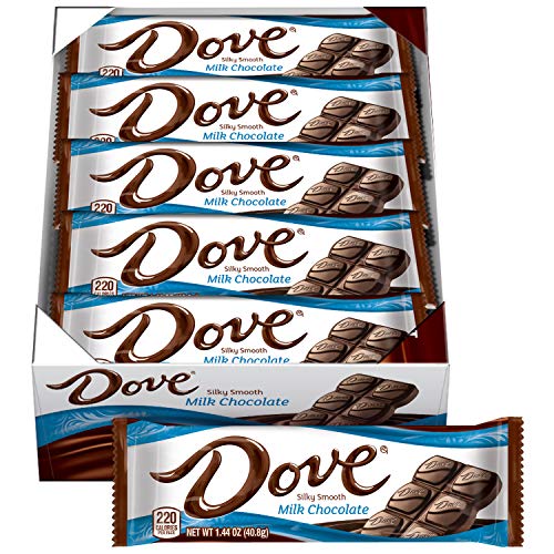 Dove Milk Chocolate Singles Size Candy Bar 1.44-Ounce Bar 18-Cou