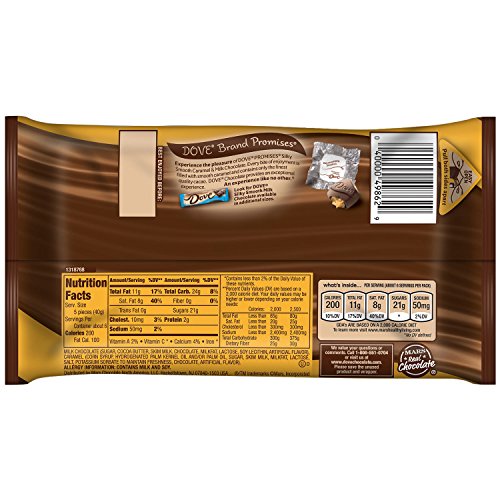 Dove Promises Caramel And Milk Chocolate Candy 7.94-Ounce Bag P