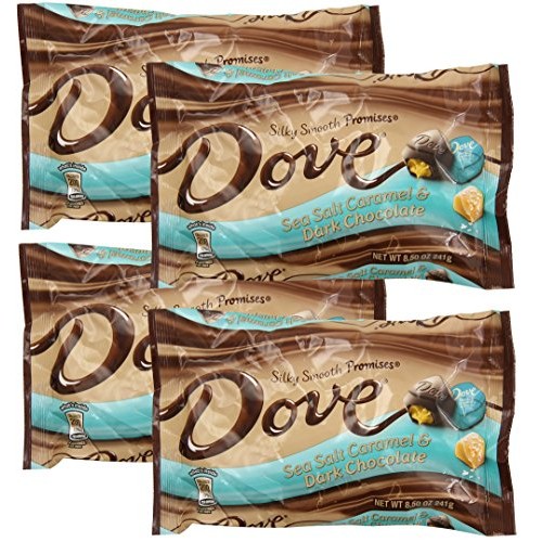 Dove Silky Smooth Sea Salt Caramel Dark Chocolate 8.5Oz Pack Of