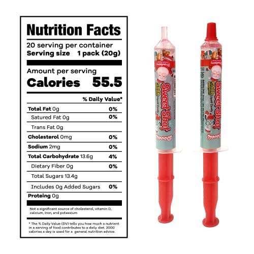 [20 pk] Christmas Candy Stocking Stuffers| Candy Shots-Sour Stra...