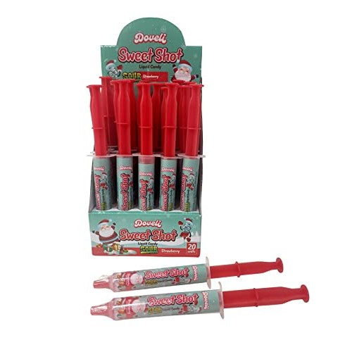[20 pk] Christmas Candy Stocking Stuffers| Candy Shots-Sour Stra...