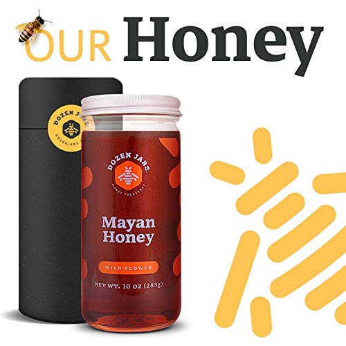 Dozen Jars Yucatan Honey - 100% Pure Raw Unfiltered Wildflower H