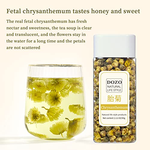 DOZO Chrysanthemum Tea Premium Fetal Chrysanthemum Tea 120g /4.2...