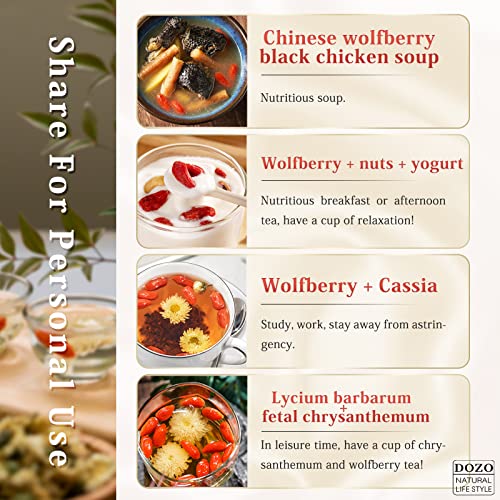 DOZO Goji berries 400g 200g*2 14.1oz Chinese Wolfberry Herbal ...