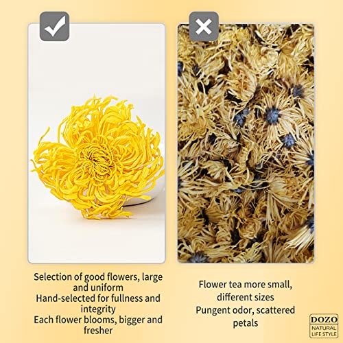DOZO Golden Silk Chrysanthemum Tea Chrysanthemum Tea 60g /2.12oz...