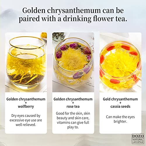 DOZO Golden Silk Chrysanthemum Tea Chrysanthemum Tea 60g /2.12oz...