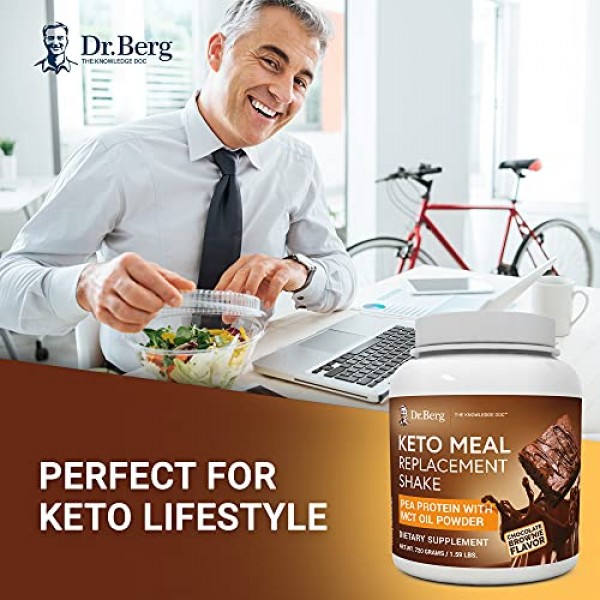 Dr. Bergs Keto Meal Replacement Shake For Weight Loss - Organic