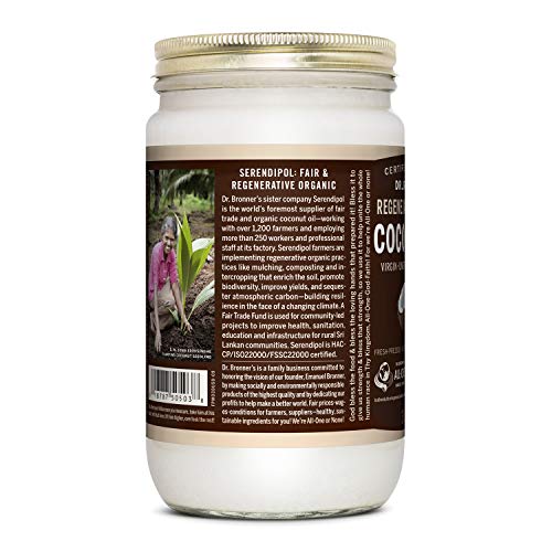Dr. Bronners - Regenerative Organic Coconut Oil Whole Kernel,