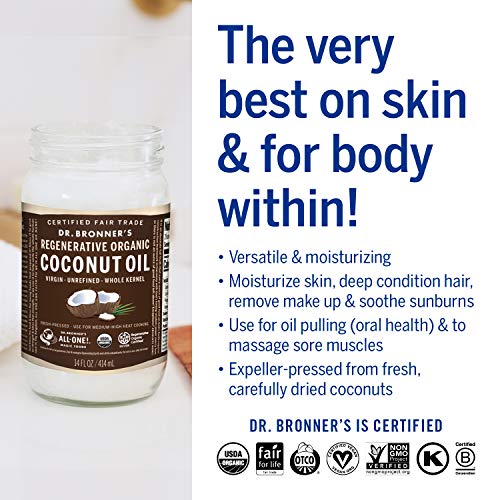Dr. Bronners - Regenerative Organic Coconut Oil Whole Kernel,