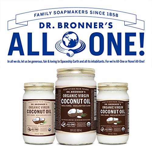 Dr. Bronners - Organic Virgin Coconut Oil White Kernel, 14 Oun