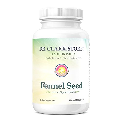 Fennel Seed, 550 Mg, 100 Capsules