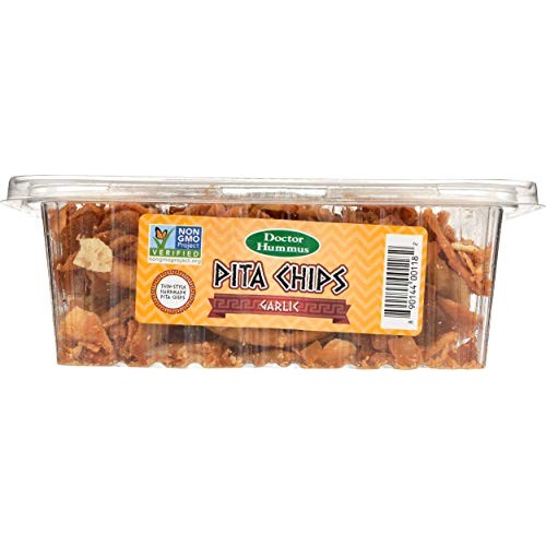 Dr Hummus, Chip Pita Garlic, 13 Ounce