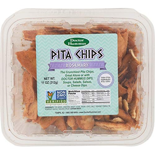 Dr Hummus, Chip Pita Rosemary, 13 Ounce