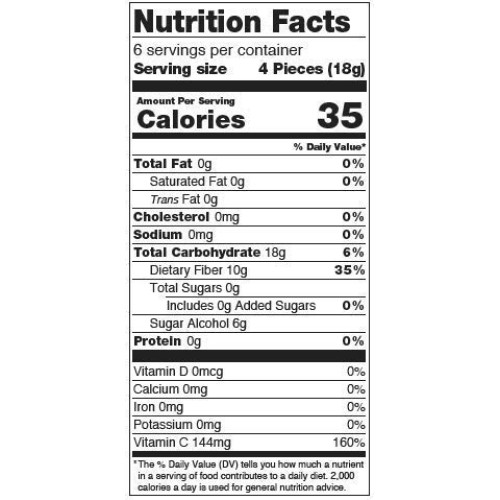 Dr. Johns Healthy Sweets Sugar Free Creamsicle Swirl Hard Candi