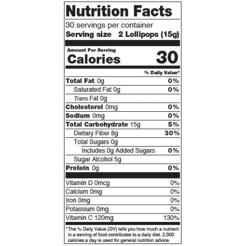 Dr. Johns Healthy Sweets Sugar Free Fresh Fruit Tooth Lollipops