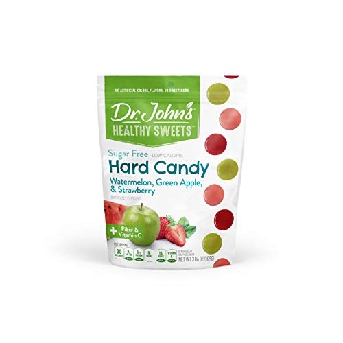 Dr. Johns Healthy Sweets Sugar-Free Fruit Hard Candy: Strawberr