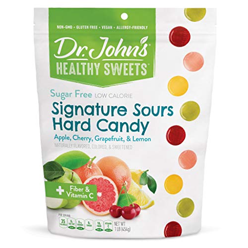 Dr. Johns Healthy Sweets Sugar Free Signature Sour Hard Candies...