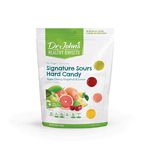 Dr. Johns Healthy Sweets Sugar Free Signature Sour Hard Candies...