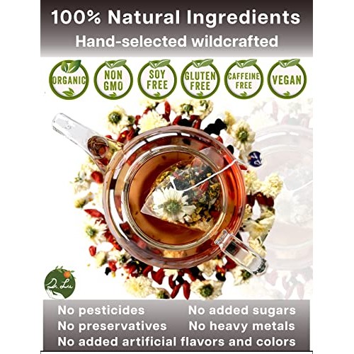 Dr. Lu’s Happy eyes tea | Liver detox tea for eye health | Chrys...