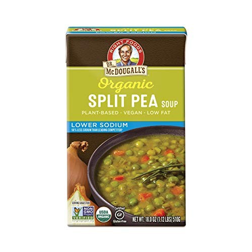 Dr. Mcdougalls Right Foods Soup,Organic Split Pea, Lower Sodium