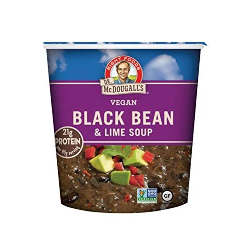 Dr. Mcdougalls Right Foods Vegan Black Bean &Amp; Lime Soup, 3.4 Ou