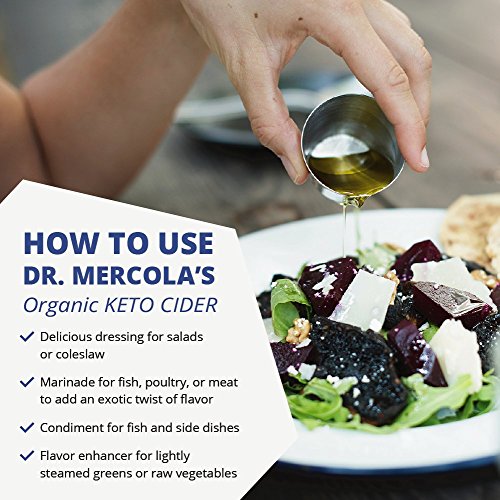 Dr Mercola, Pure Power Organic Keto Cider 16 Fl Oz 1 Pt., 31 S