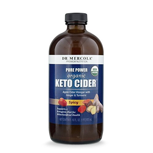 Dr Mercola, Pure Power Organic Keto Cider 16 Fl Oz 1 Pt., 31 S