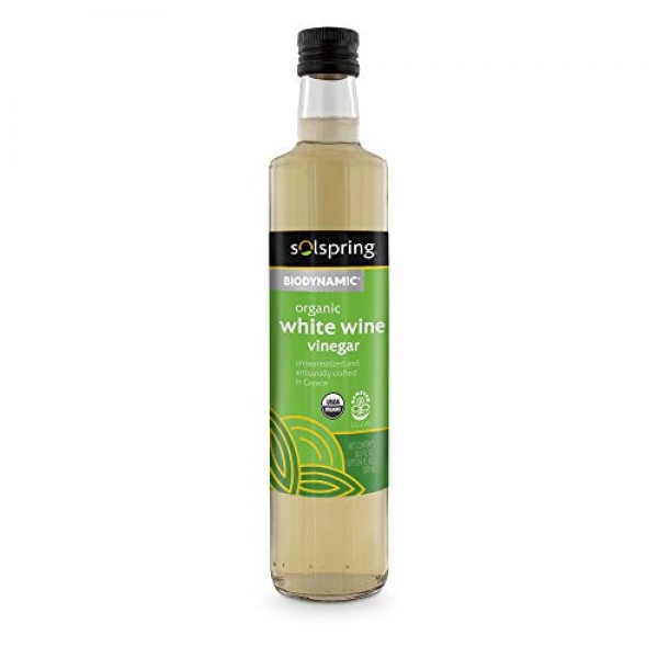 Dr. Mercola Solspring Biodynamic Organic White Wine Vinegar 16.