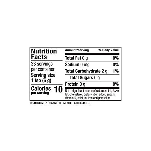 Dr. Mercola Solspring Organic Fermented Black Garlic Puree, Abo